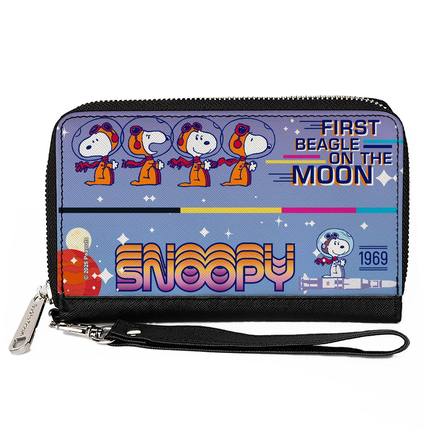 Zip Around Wallet: Peanuts Snoopy First Beagle on the Moon