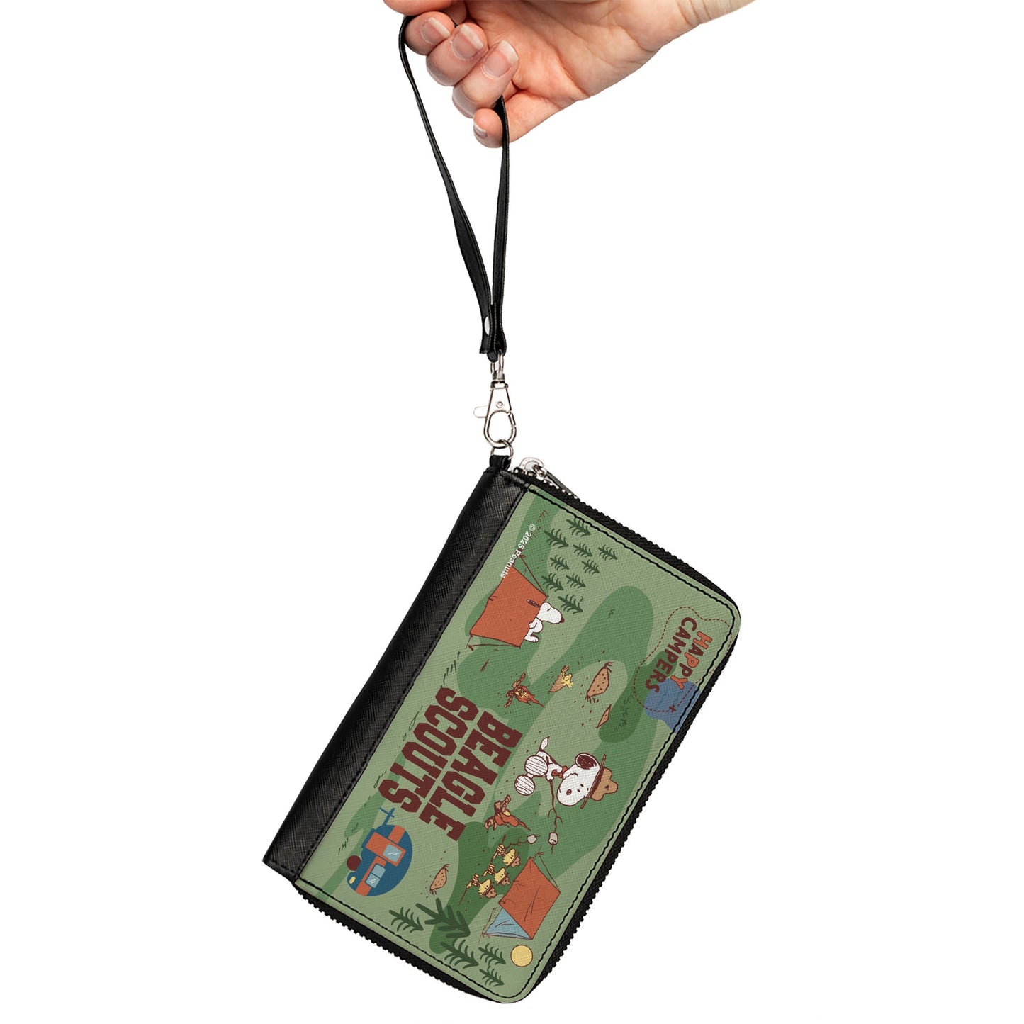 Peanuts Beagle Scouts Zip Around Wallet - Happy Camper Design