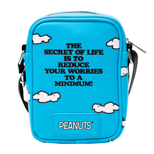 Peanuts Snoopy Woodstock 'Secret of Life' Crossbody Bag-2