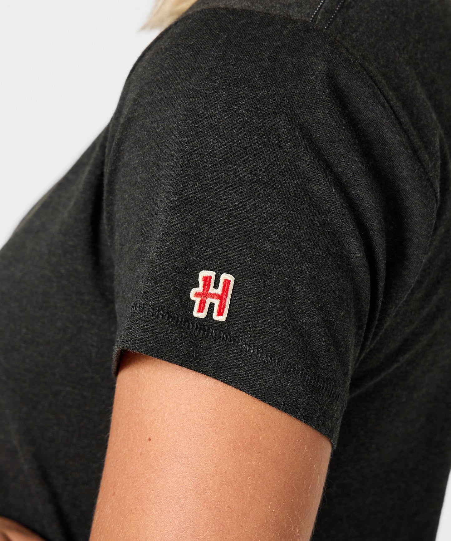Fabric texture detail showing the super-soft cotton blend construction