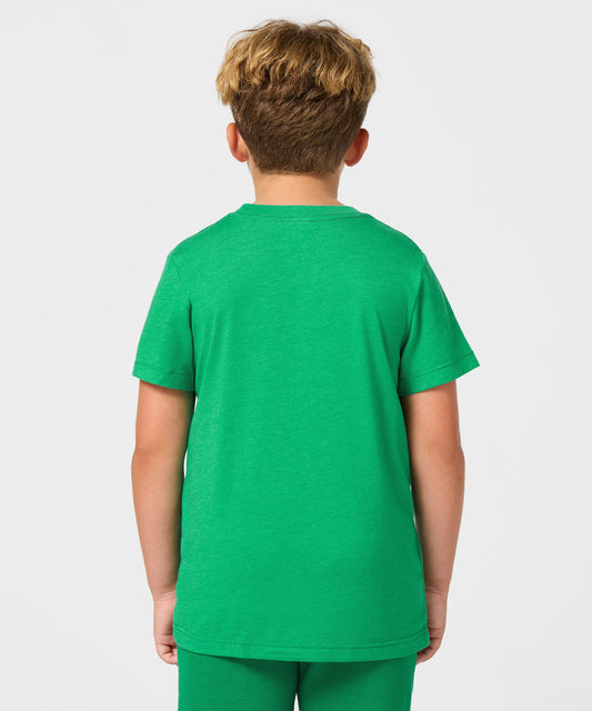 Youth green t-shirt featuring Peppermint Patty and Marcie graphic on the front-3