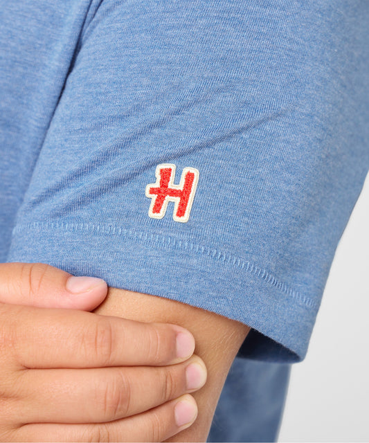 Light blue youth t-shirt featuring a graphic of Sally Character on the front-4