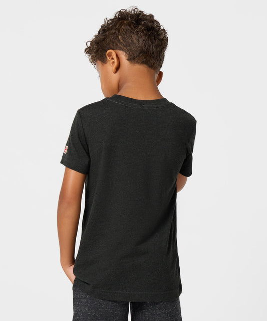 Charcoal youth t-shirt featuring Snoopy at Mount Rainier National Park on the front chest-3