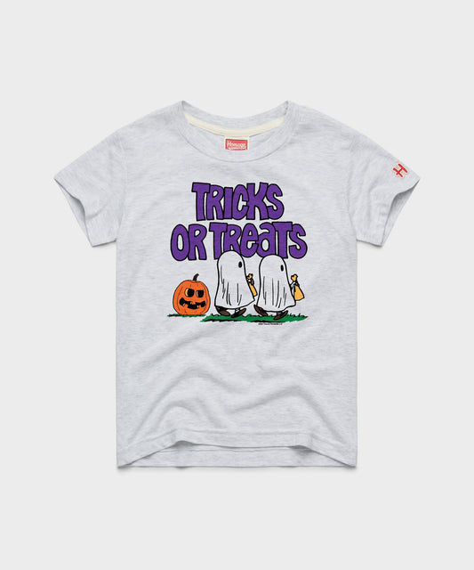 Ash youth t-shirt featuring Charlie Brown and the Peanuts gang graphic on the front chest-0