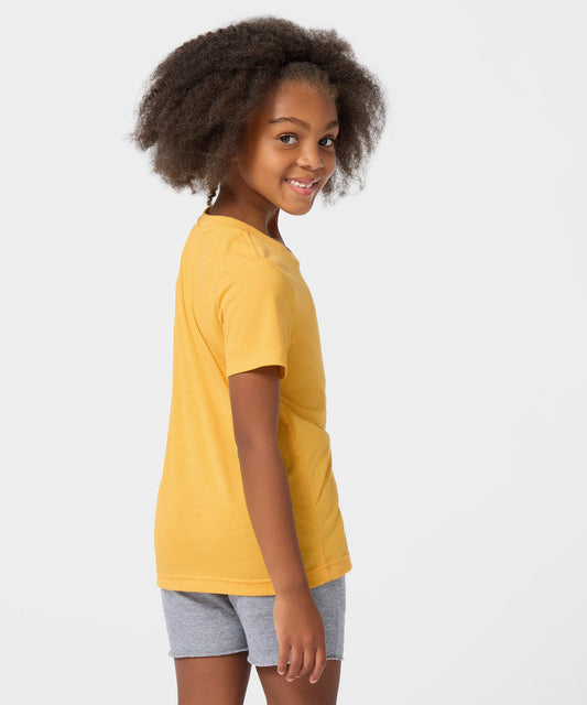 Gold youth t-shirt featuring a graphic of Woodstock on the front chest-3