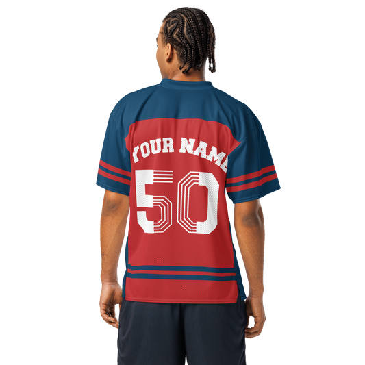 Peanuts Personalized Football Jersey Snoopy-3