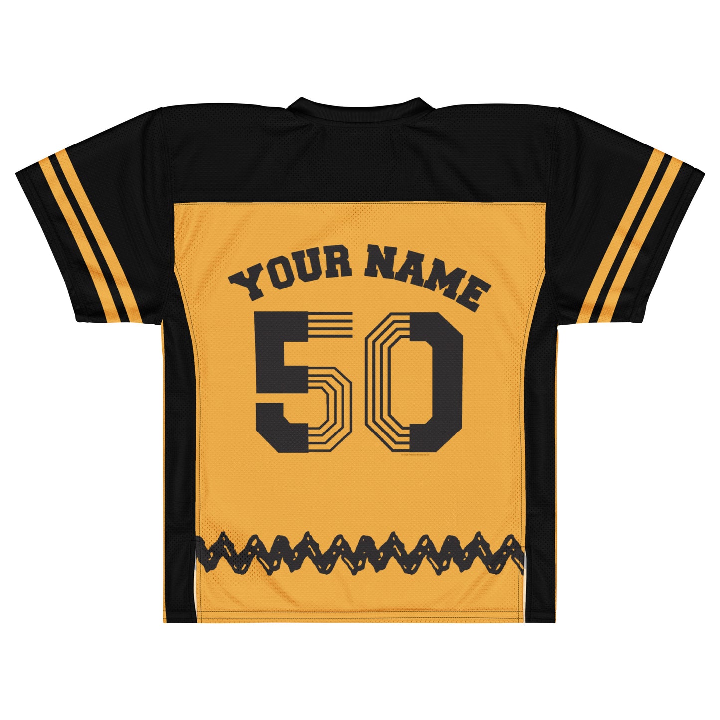Peanuts Personalized Football Jersey Charlie Brown