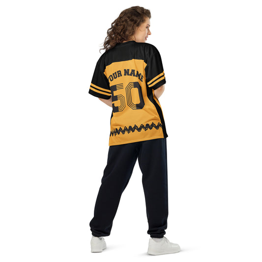 Peanuts Personalized Football Jersey Charlie Brown-2