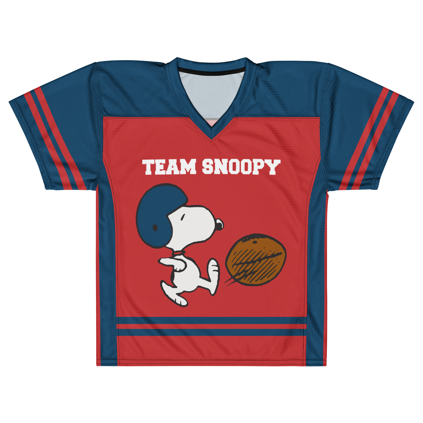 Peanuts Personalized Football Jersey Snoopy