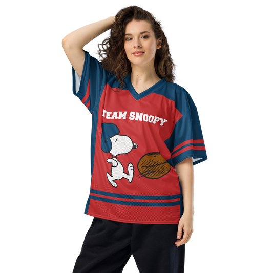 Peanuts Personalized Football Jersey Snoopy-5
