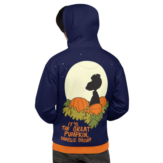 It's the Great Pumpkin, Charlie Brown Halloween Gang Hoodie-5