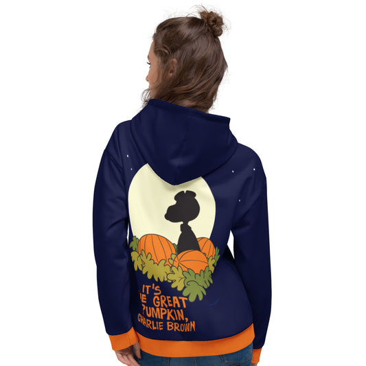 It's the Great Pumpkin, Charlie Brown Halloween Gang Hoodie-3