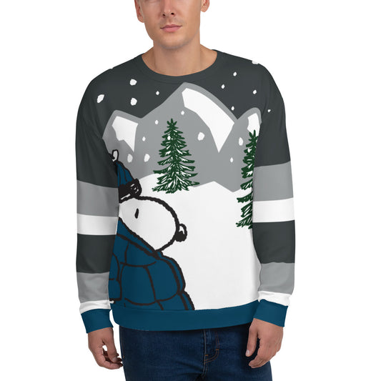 Peanuts Snoopy Puffer Unisex Crewneck-4