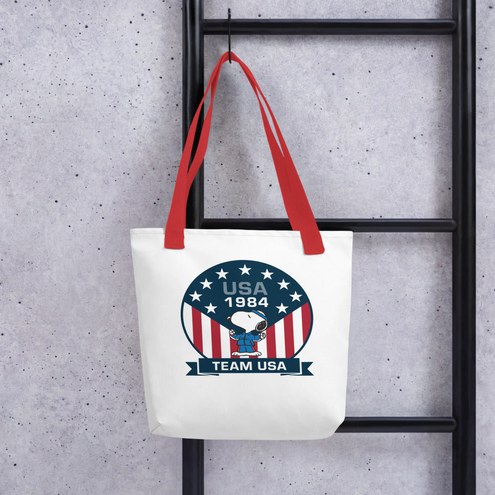 Peanuts Team USA '84 Tote Bag