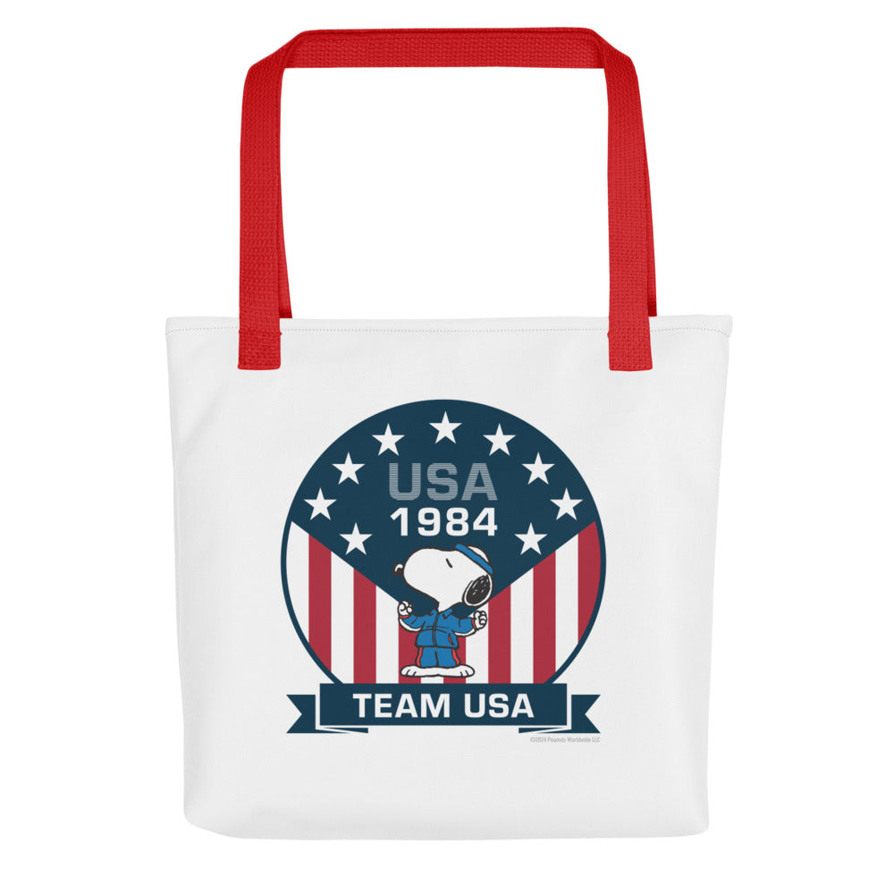 Peanuts Team USA '84 Tote Bag