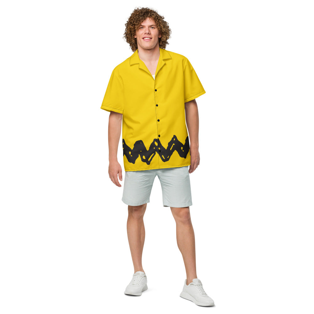 Peanuts Charlie Brown Hawaiian Button Down Shirt