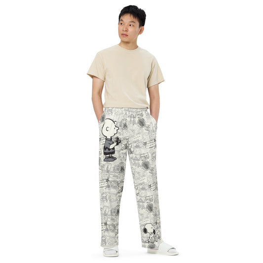 Peanuts Stamps Lounge Pants-5