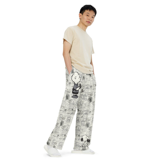 Peanuts Stamps Lounge Pants-7