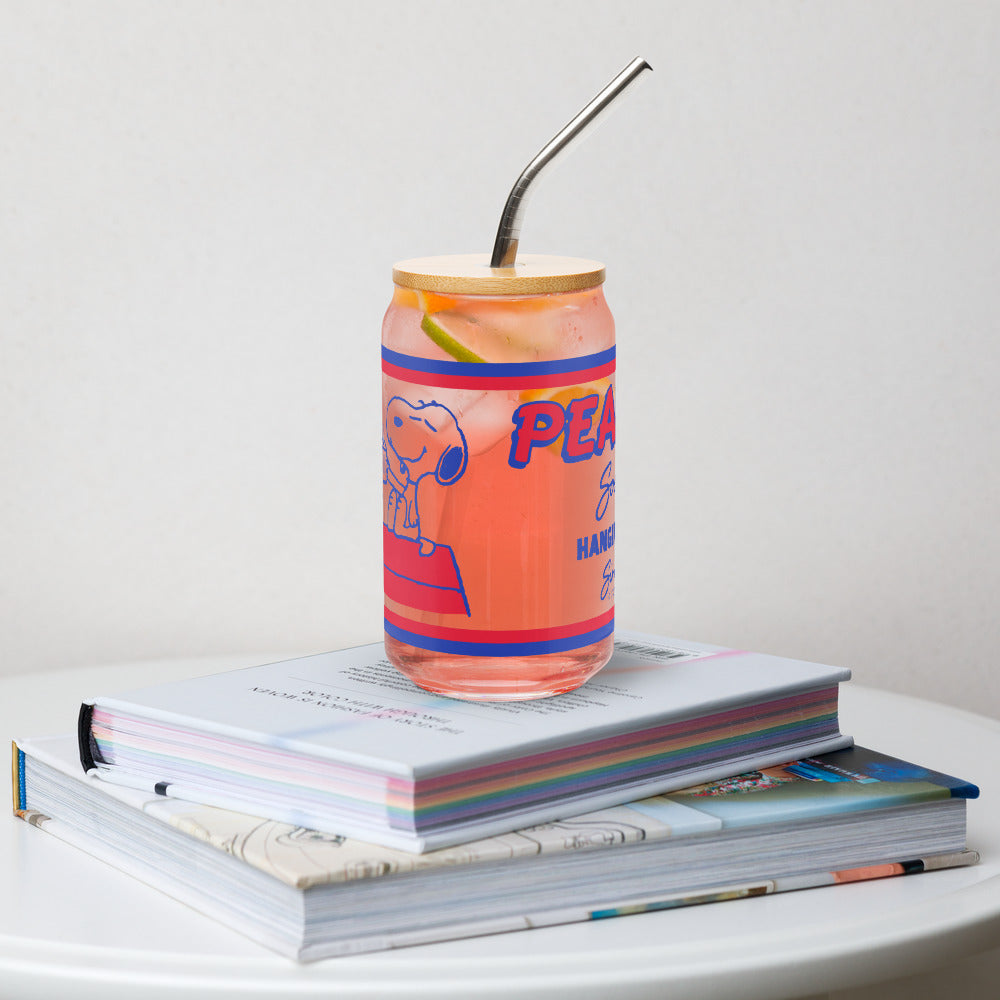 Peanuts Can-Shaped Glass Social Club