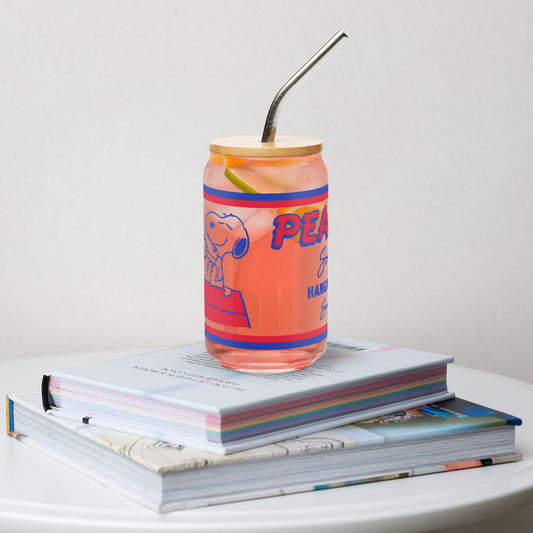 Peanuts Snoopy And Woodstock Can-Shaped Glass-4
