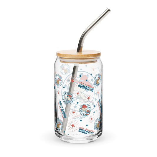 Peanuts All American Rodeo Club Can-Shaped Glass-1