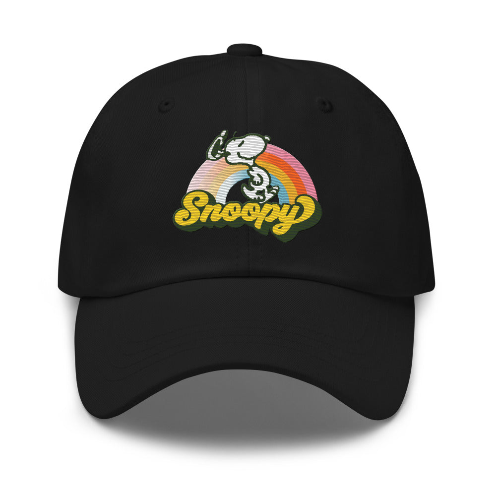 Peanuts Snoopy Rainbow Embroidered Dad Hat