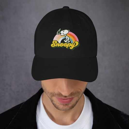 Peanuts Snoopy Rainbow Embroidered Dad Hat-6