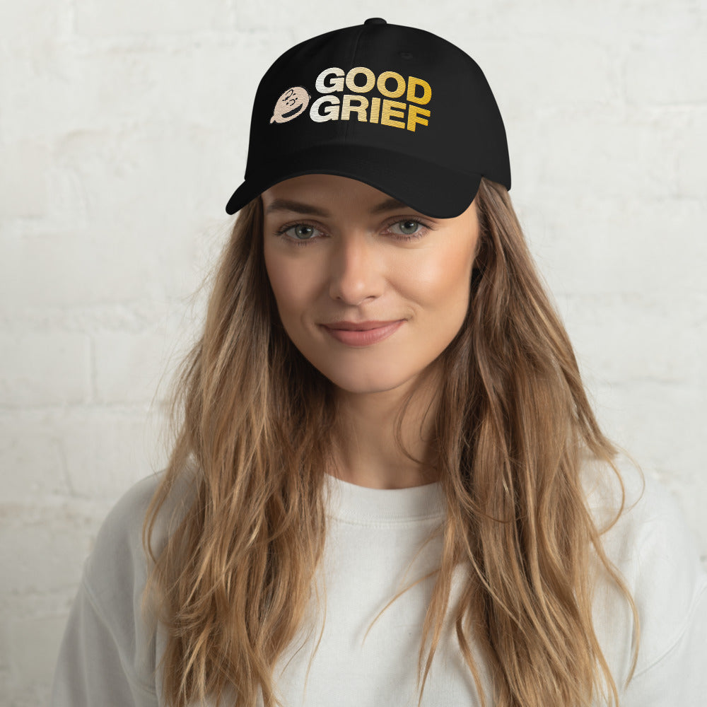 Peanuts Charlie Brown Good Grief Embroidered Dad Hat