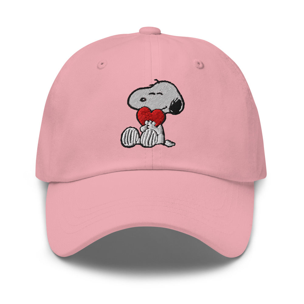 Peanuts Snoopy Heart Dad Hat