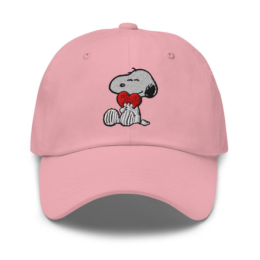 Peanuts Snoopy Heart Dad Hat-1