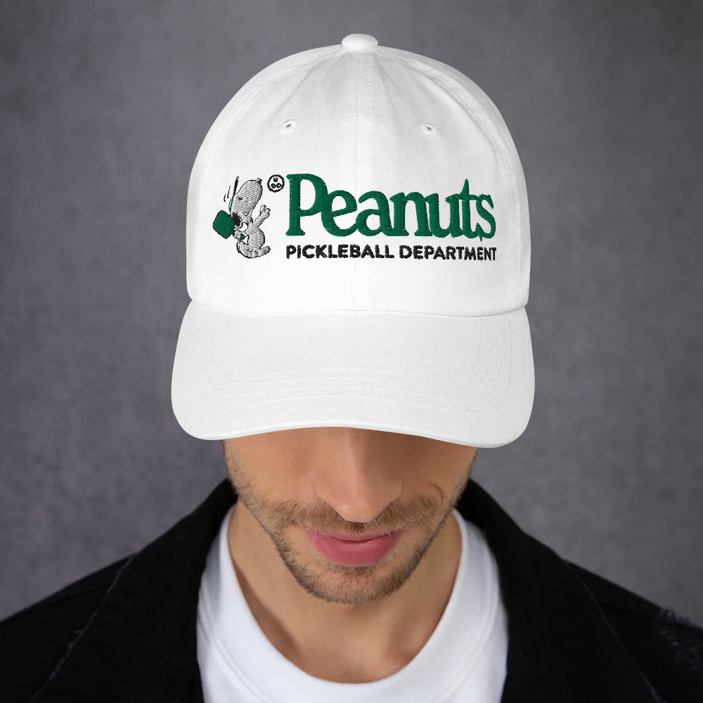 Peanuts Pickleball Department Embroidered Hat