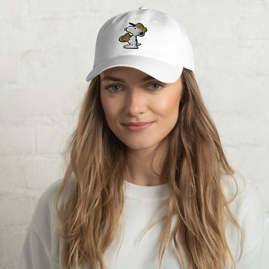 Peanuts Baseball Embroidered Dad Hat-2