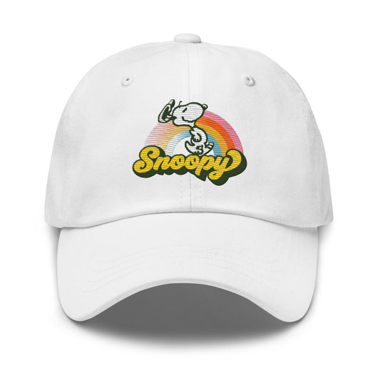 Peanuts Snoopy Rainbow Embroidered Dad Hat-7