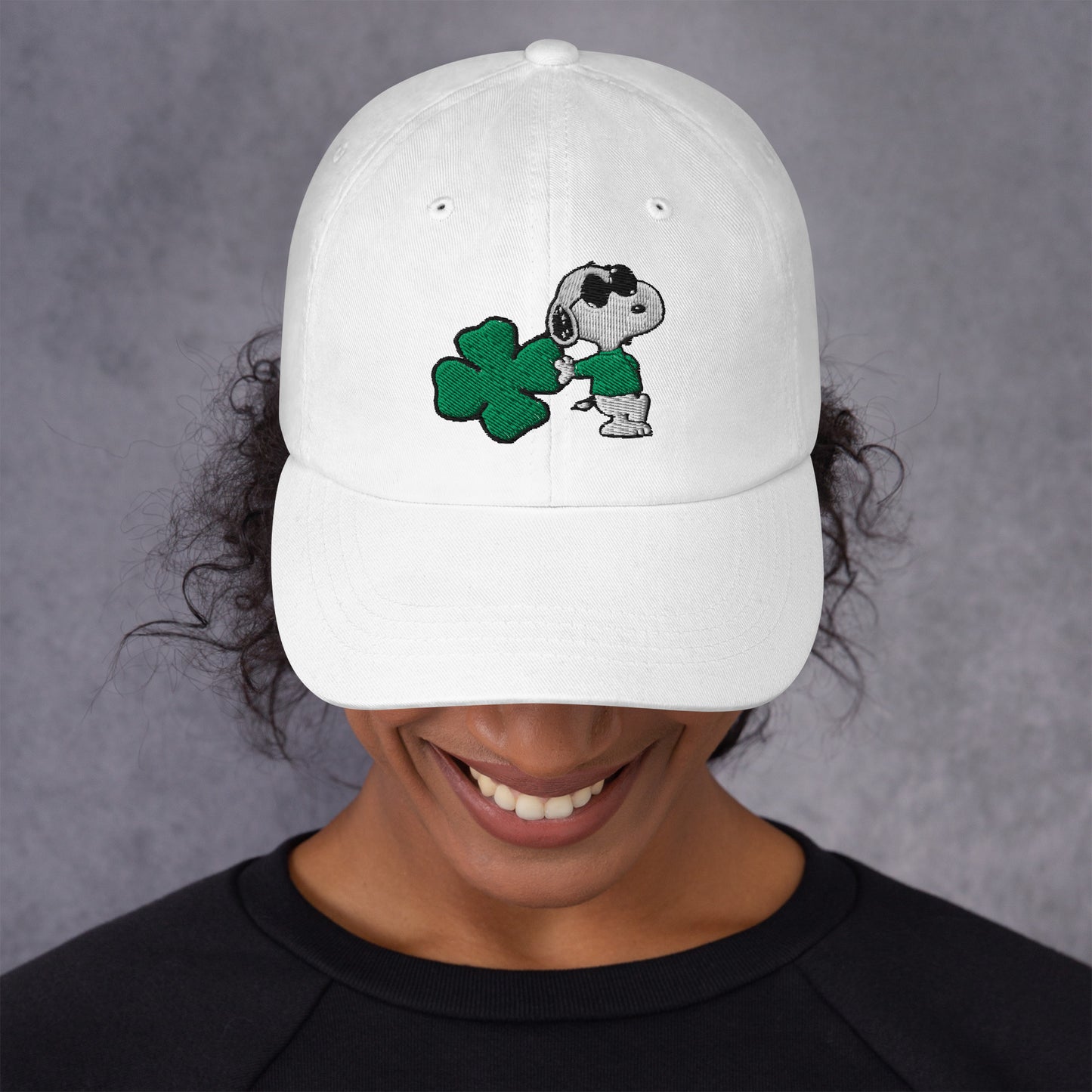 Peanuts Shamrock Dad Hat Joe Cool