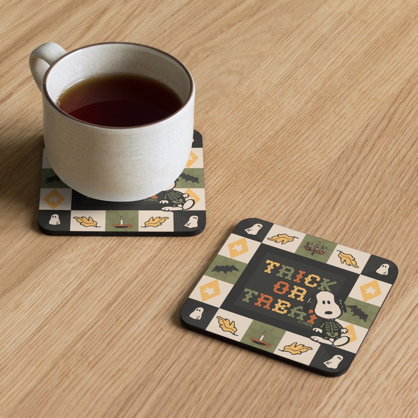 Peanuts Cork Coaster Snoopy Trick Or Treat