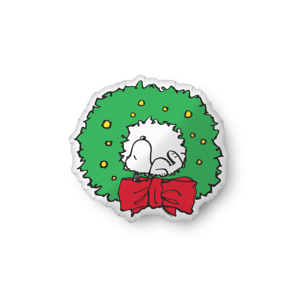 Peanuts Snoopy Wreath Pillow