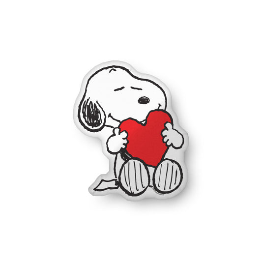 Peanuts Snoopy Heart Shaped Pillow-0