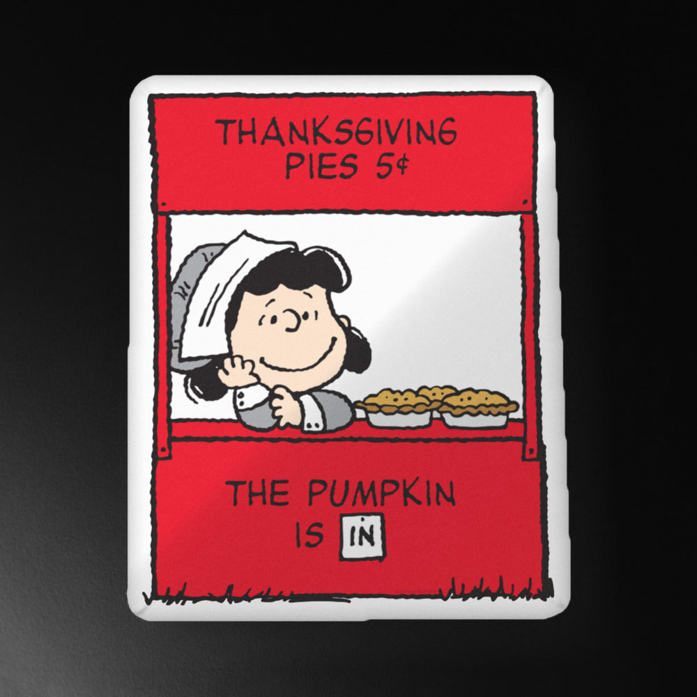 Peanuts Lucy Pumpkin Pie Pillow