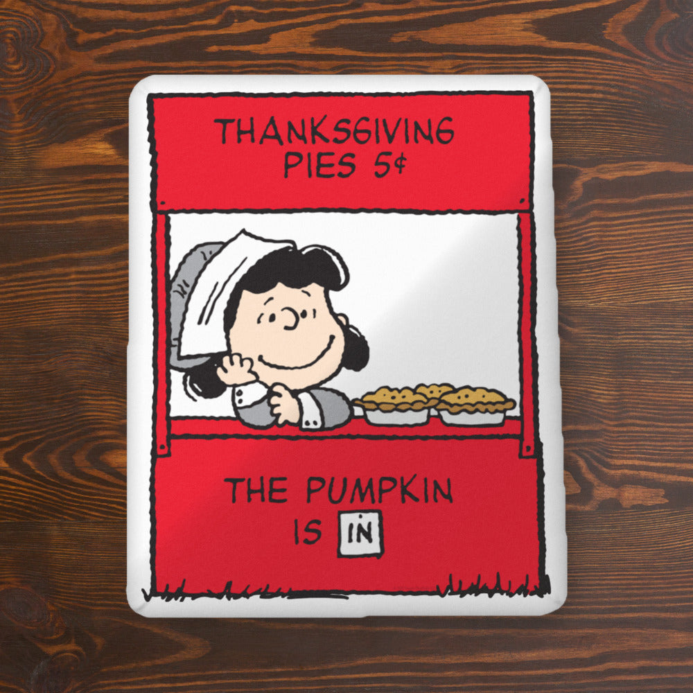 Peanuts Lucy Pumpkin Pie Pillow