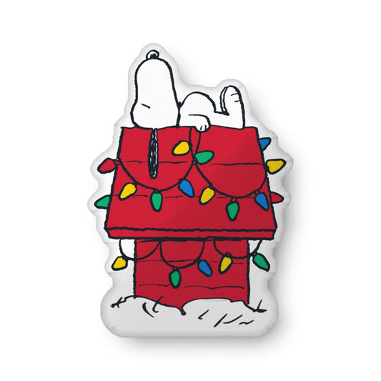 Peanuts Snoopy Holiday House Pillow-0