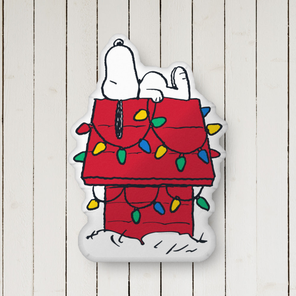 Peanuts Snoopy Holiday House Pillow