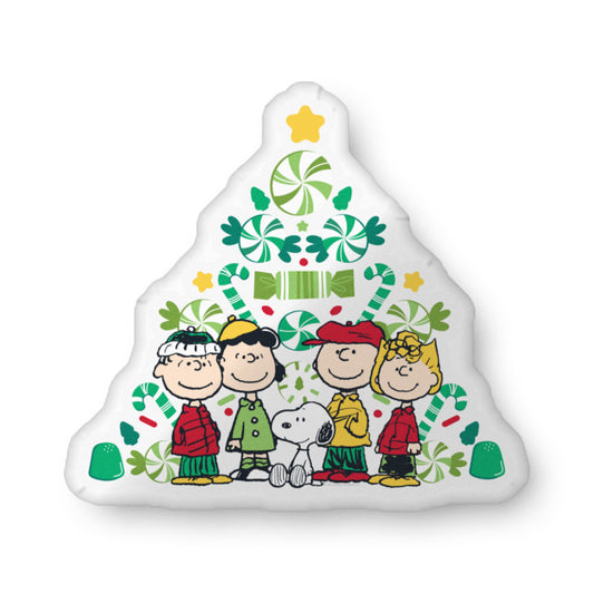 Peanuts Gang Festive Tree Pillow-0