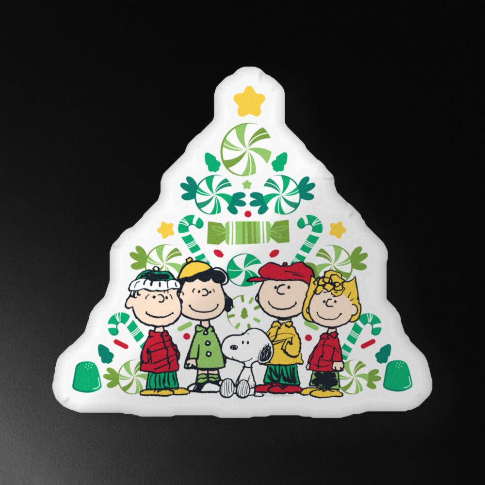 Peanuts Gang Festive Tree Pillow