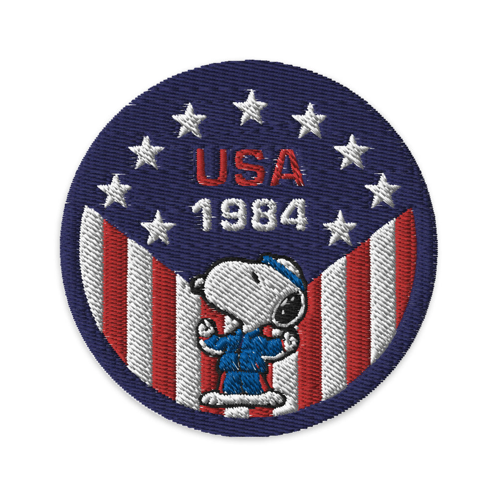 Peanuts USA '84 Embroidered Patch