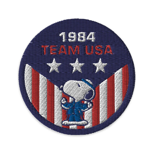 Peanuts USA '84 Embroidered Patch-0