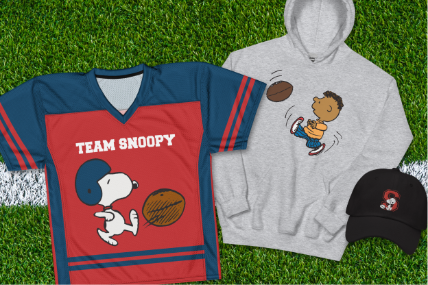Link to https://peanuts.store/collections/football