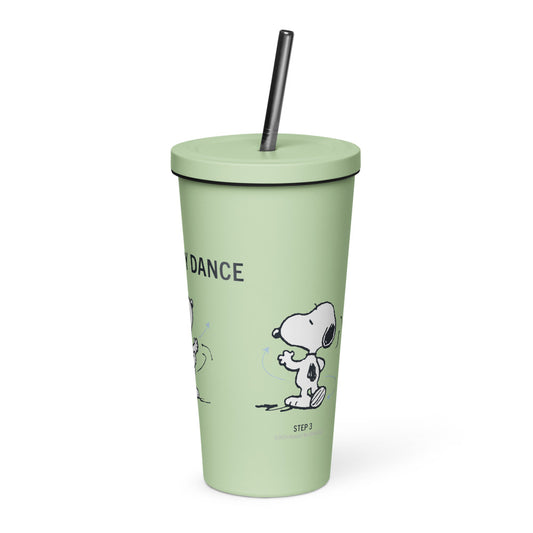 Peanuts Snoopy Dance Tumbler With Straw-3