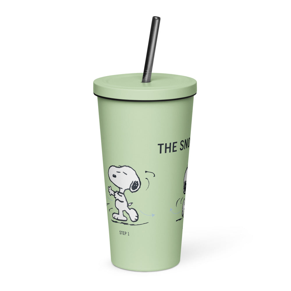 Peanuts Snoopy Dance Tumbler With Straw