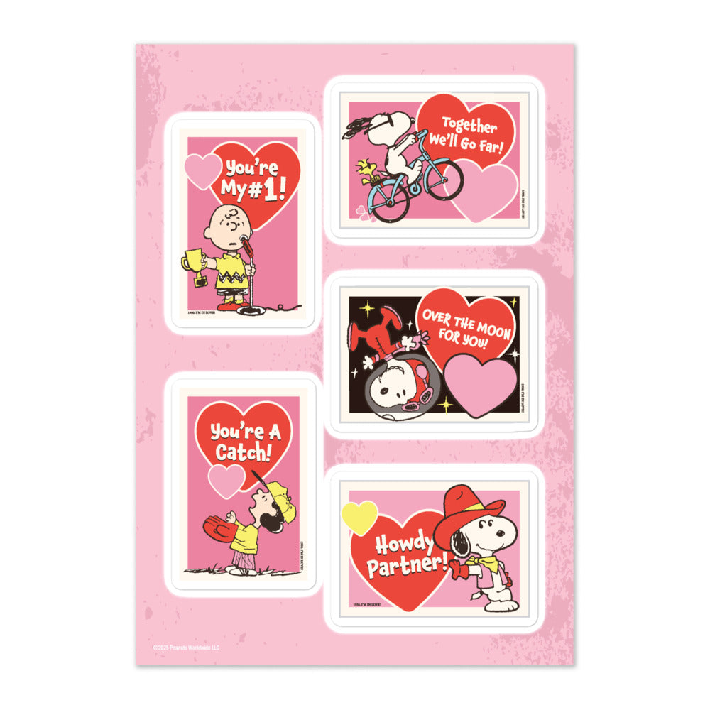 Peanuts Valentine's Day Sticker Sheet