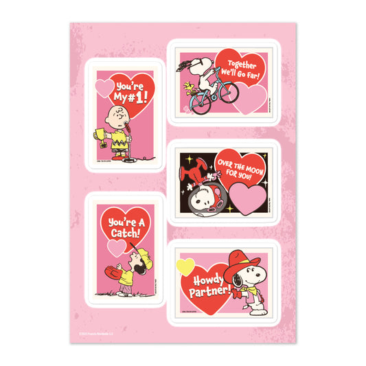 Peanuts Valentine's Day Sticker Sheet-0